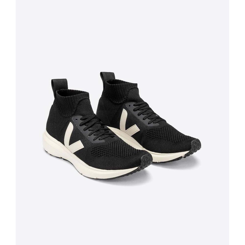 Veja V-KNIT VEJA X RICK OWENS MID Futócipő Férfi Fekete | HU 153HAP